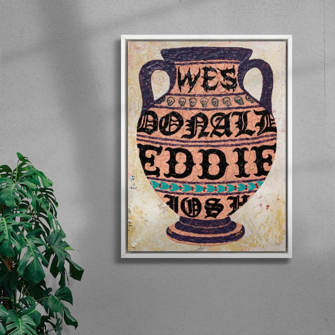 Pot 42 contemporary wall art print by Julien Jaca - sold by DROOL
