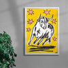 Flee contemporary wall art print by Caitlin Flood-Molyneux - sold by DROOL