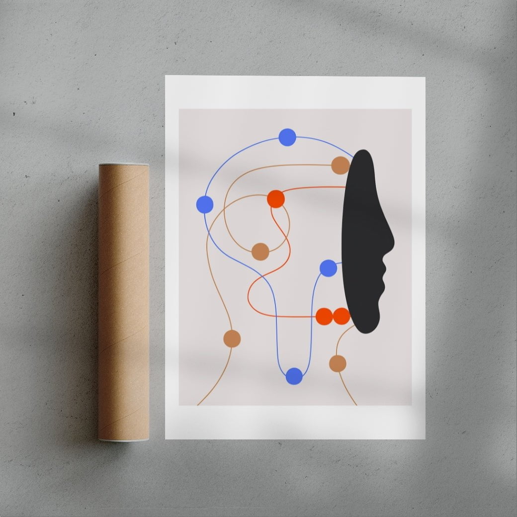 Circuits contemporary wall art print by David Vanadia - sold by DROOL