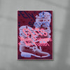 Elysium pres. CLiTS Hight Future & An Yunbi contemporary wall art print by MENSLIES - sold by DROOL