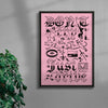 Don't Cry, Just Drive contemporary wall art print by Utsav Verma - sold by DROOL