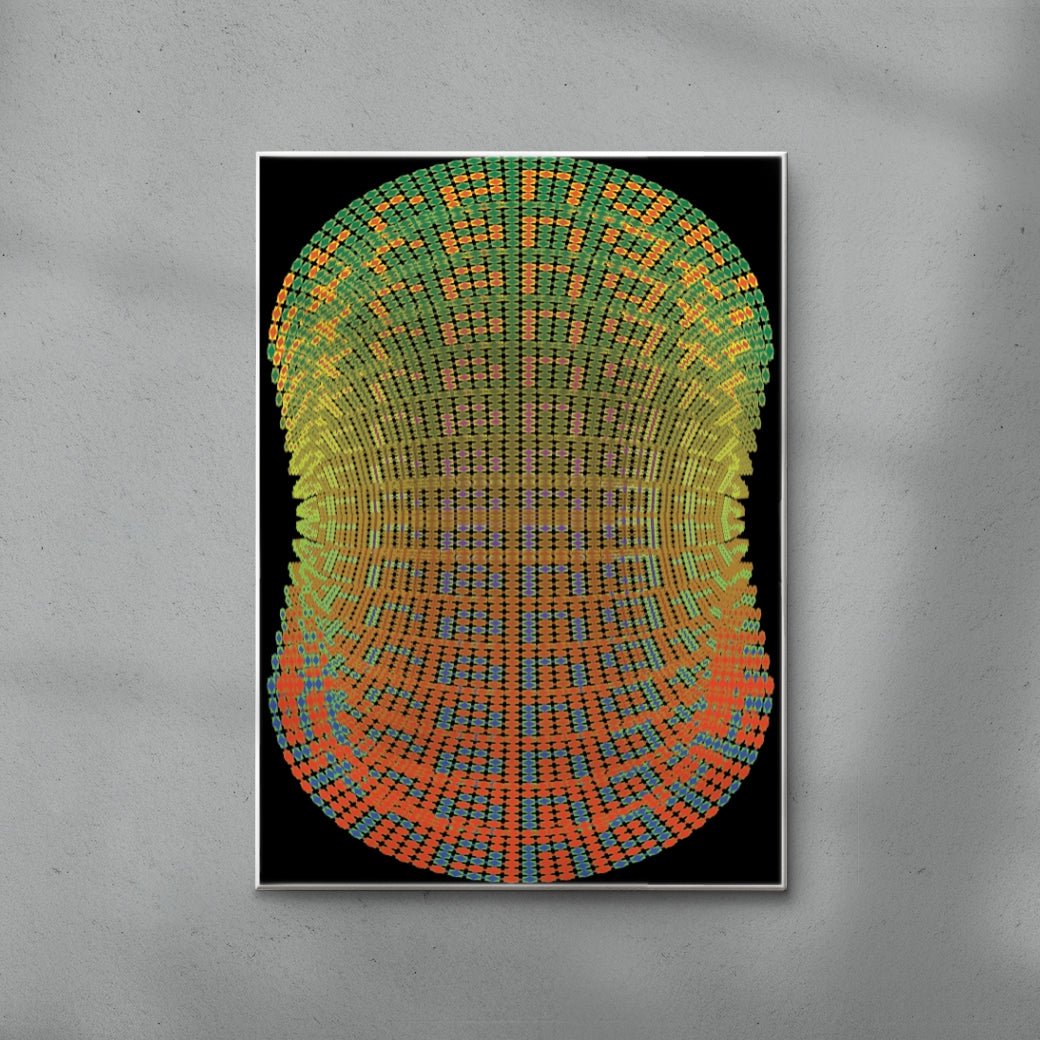 Poster 112 (Strength) contemporary wall art print by Gang Buron-Yi - sold by DROOL