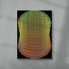 Poster 112 (Strength) contemporary wall art print by Gang Buron-Yi - sold by DROOL