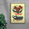 Encuentro contemporary wall art print by Florencia Pernicone - sold by DROOL