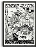 Cargar imagen en el visor de la galería, Some Days We Bloom (Black &amp; White) contemporary wall art print by My Sunbeam - sold by DROOL