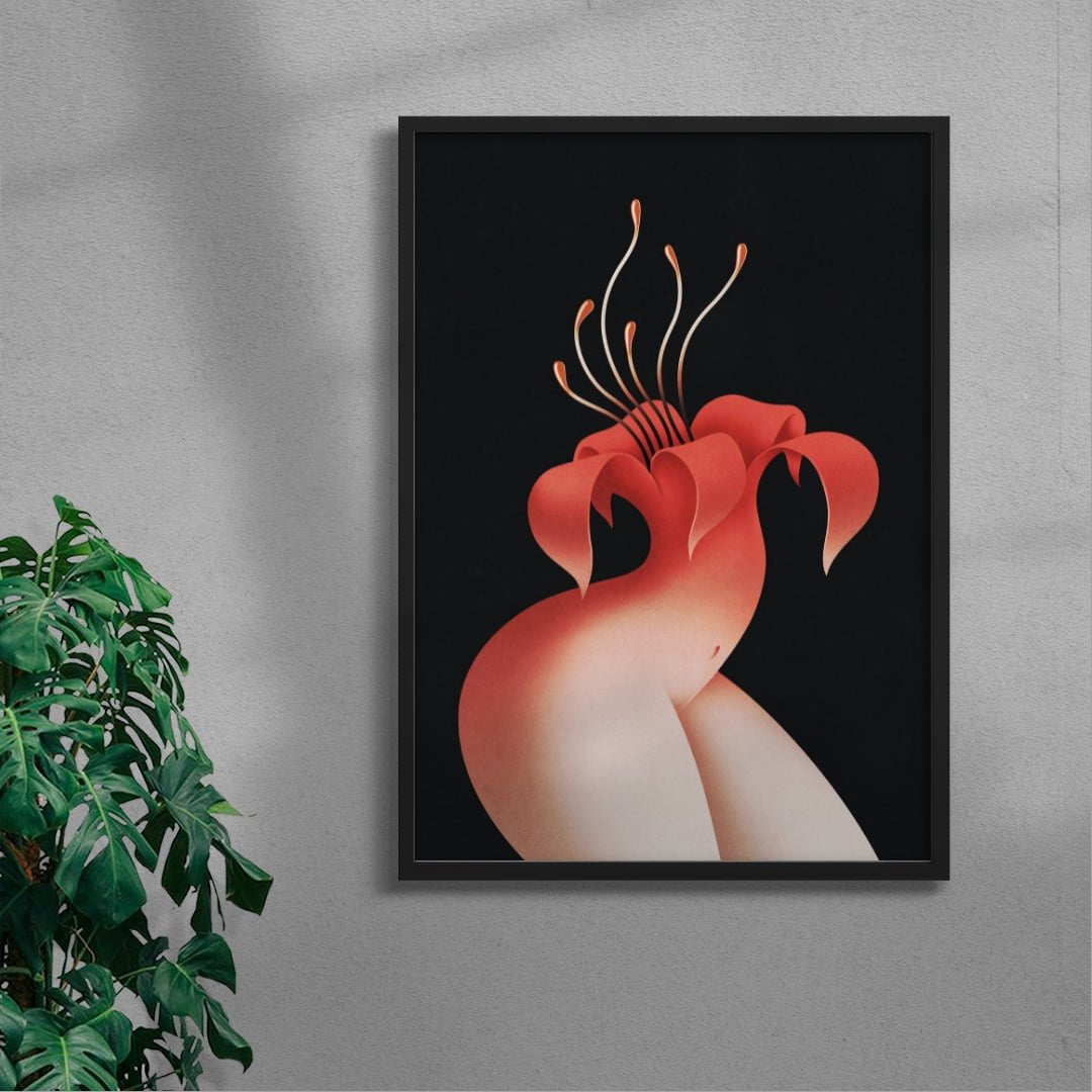 Bloom contemporary wall art print by River Cousin - sold by DROOL