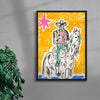 Honourable contemporary wall art print by Caitlin Flood-Molyneux - sold by DROOL
