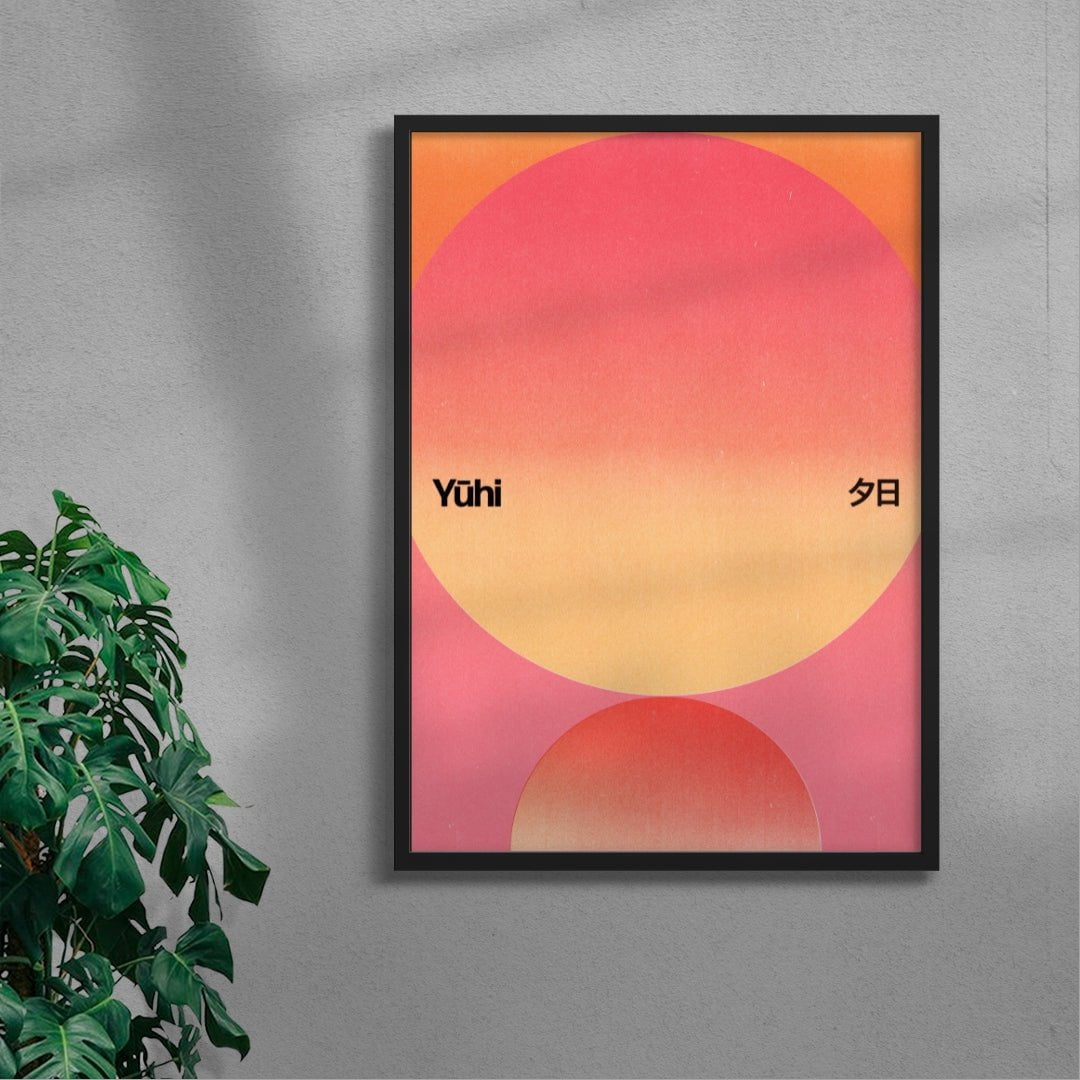 Evening Sun contemporary wall art print by Henry M. - sold by DROOL
