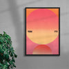Evening Sun contemporary wall art print by Henry M. - sold by DROOL