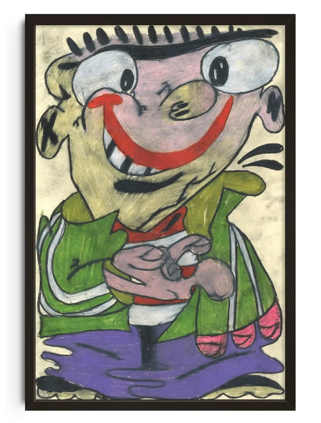 Ed contemporary wall art print by Austin Ansbro - sold by DROOL