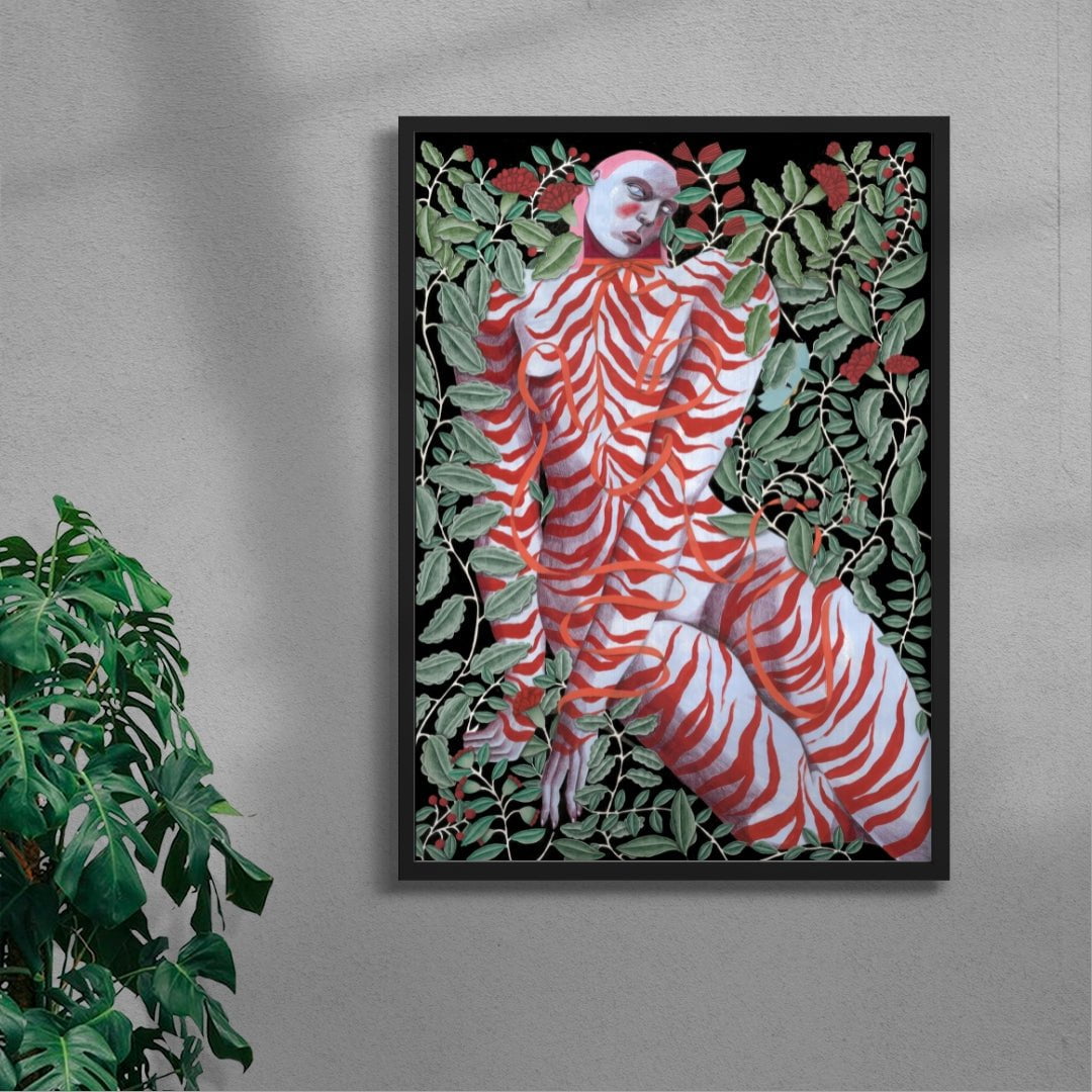 Adeline contemporary wall art print by Carla Petelski - sold by DROOL