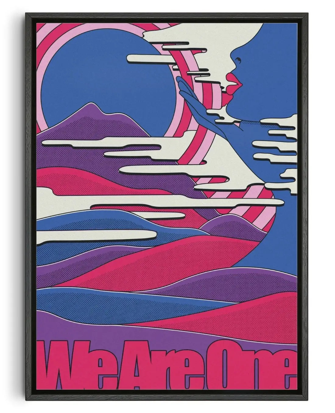 We Are One contemporary wall art print by Pointless Illustrations / James Lacey - sold by DROOL