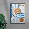 Fringe contemporary wall art print by Studio Trikken - sold by DROOL