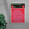 Shake The Feeling contemporary wall art print by Imo Sinclair - sold by DROOL