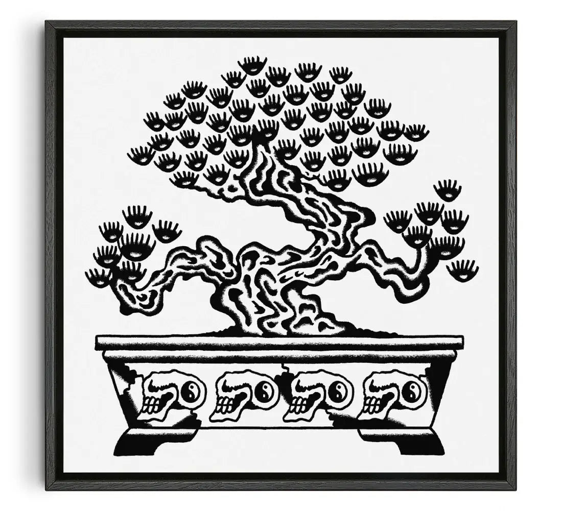 台西海園-盆景   Conchpark — Bonsai contemporary canvas print by Lanceleee - sold by DROOL