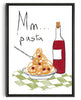 Cargar imagen en el visor de la galería, Mm Pasta contemporary wall art print by DROOL Collective - sold by DROOL