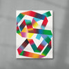 A cReation Created By A Creation contemporary wall art print by Amber Vittoria - sold by DROOL