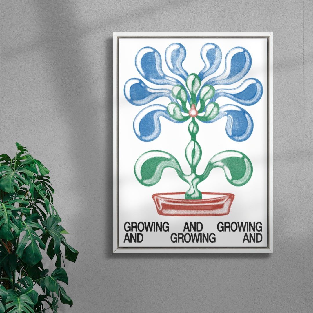 Growing contemporary wall art print by Alexander Khabbazi - sold by DROOL