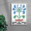Growing contemporary wall art print by Alexander Khabbazi - sold by DROOL