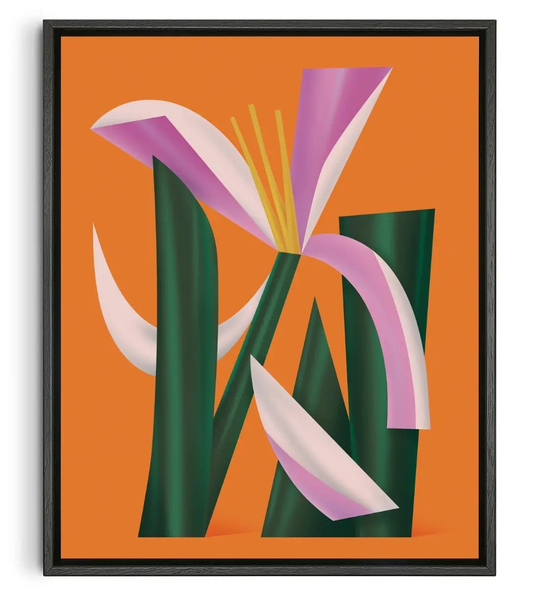 Lilium contemporary wall art print by Milena Bucholz - sold by DROOL
