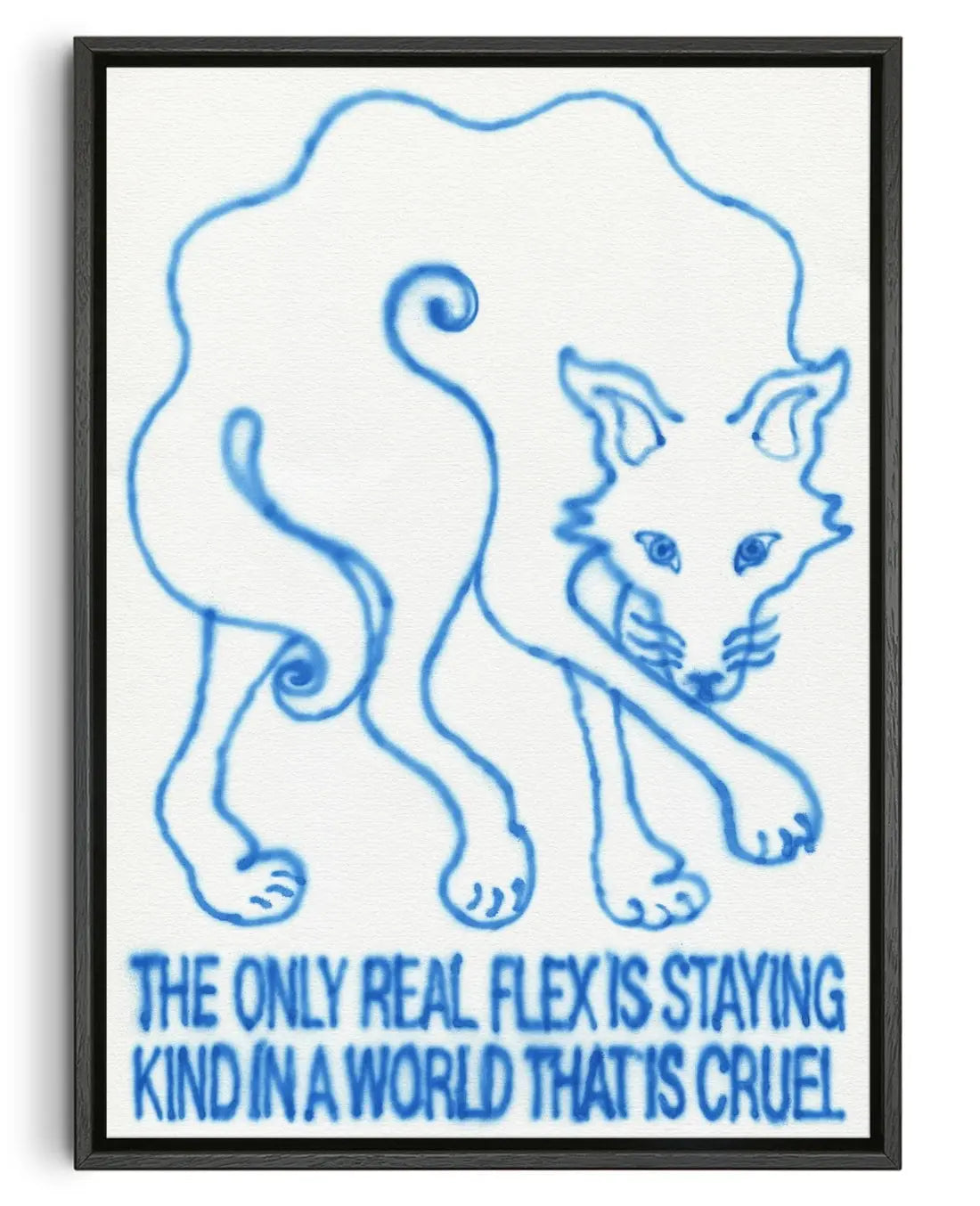 Staying Kind contemporary wall art print by Alexander Khabbazi - sold by DROOL