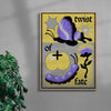 Twist of Fate contemporary wall art print by Erica Lee - sold by DROOL