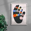 Colors Hand contemporary wall art print by David Vanadia - sold by DROOL