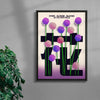Bloom contemporary wall art print by Othman Zougam - sold by DROOL