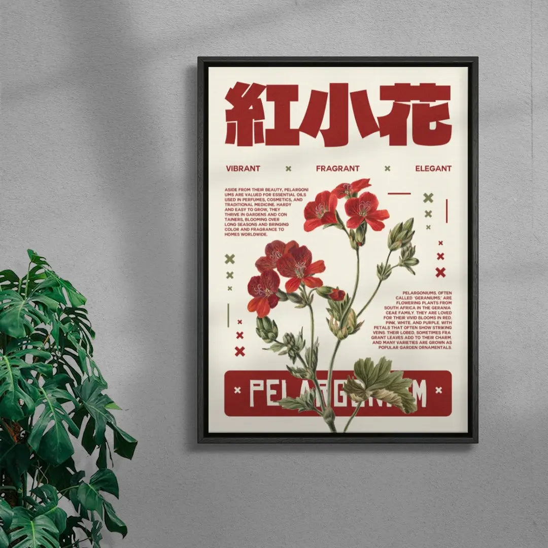 Pelargonium poster
