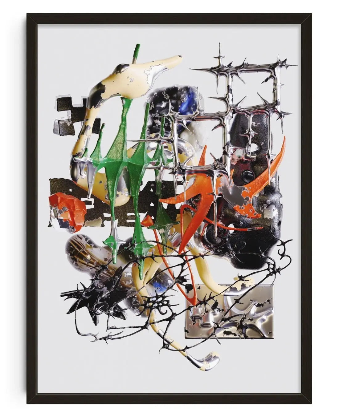 Noise Kit contemporary wall art print by Kitasavi - sold by DROOL