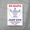 No Mafia contemporary wall art print by Alessio Trudu - sold by DROOL