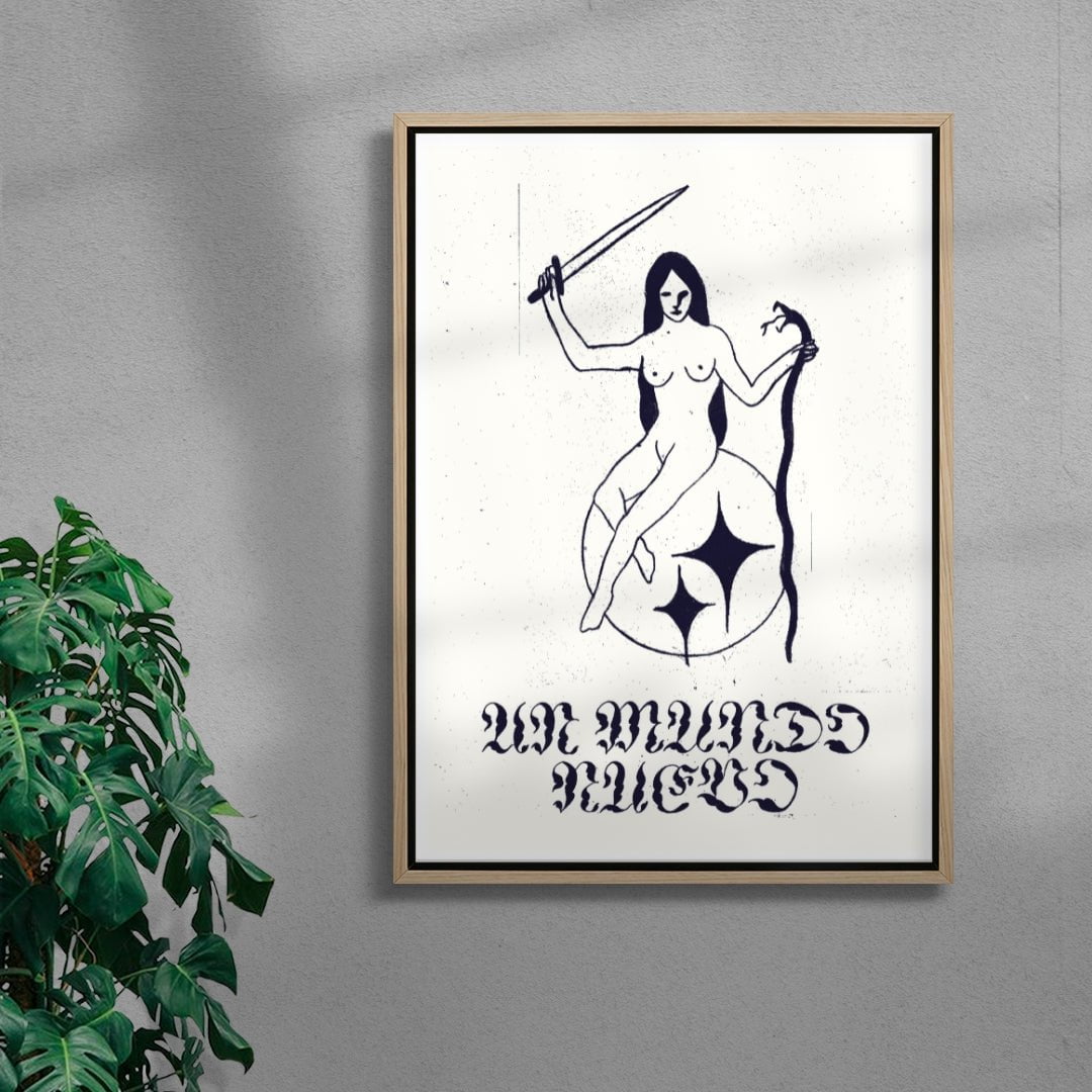 Un Mundo Nuevo contemporary wall art print by Juan Sebastián Rosillo - sold by DROOL