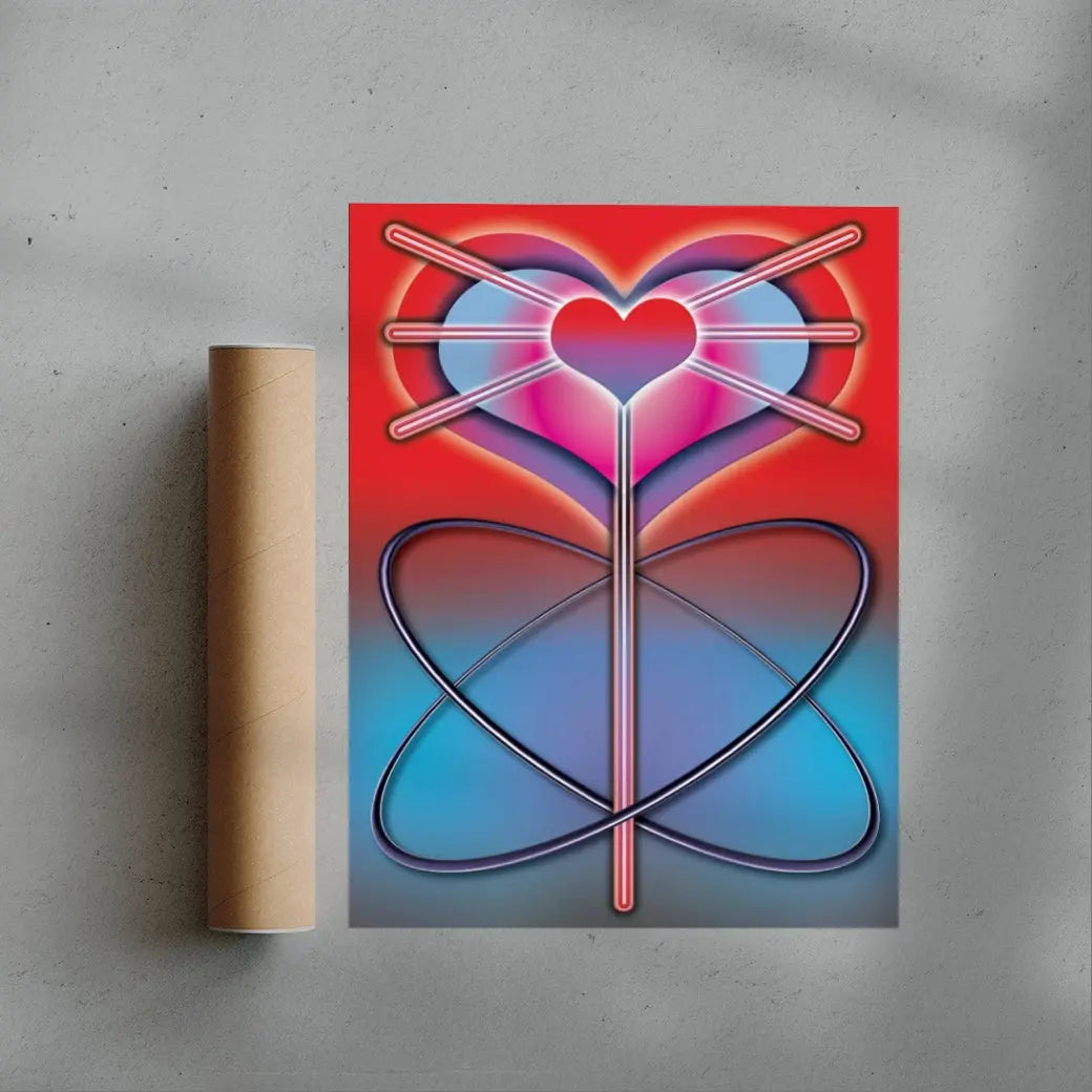 Power To You contemporary wall art print by Klara Troost - sold by DROOL