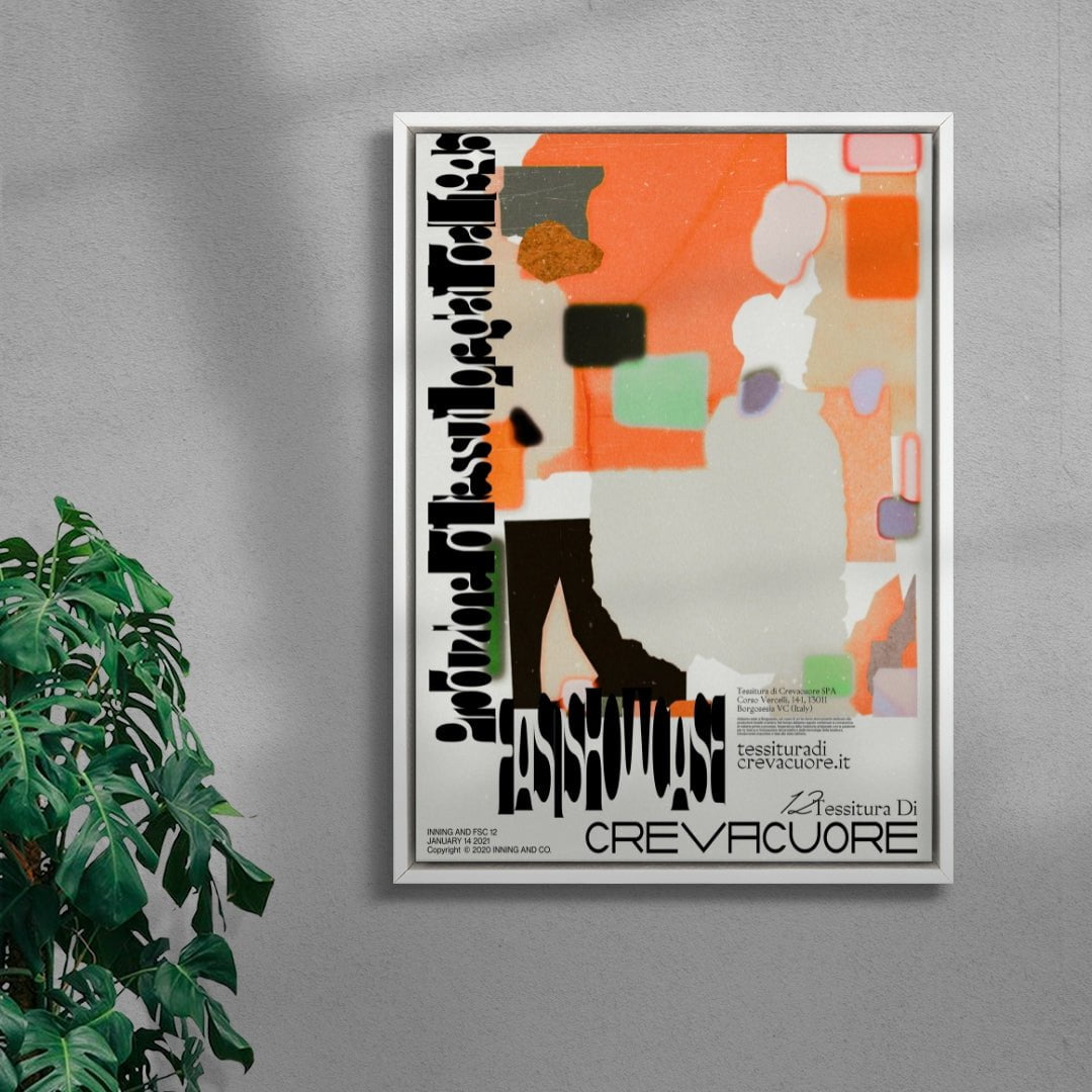 Crevacuore contemporary wall art print by Hui Hwang - sold by DROOL