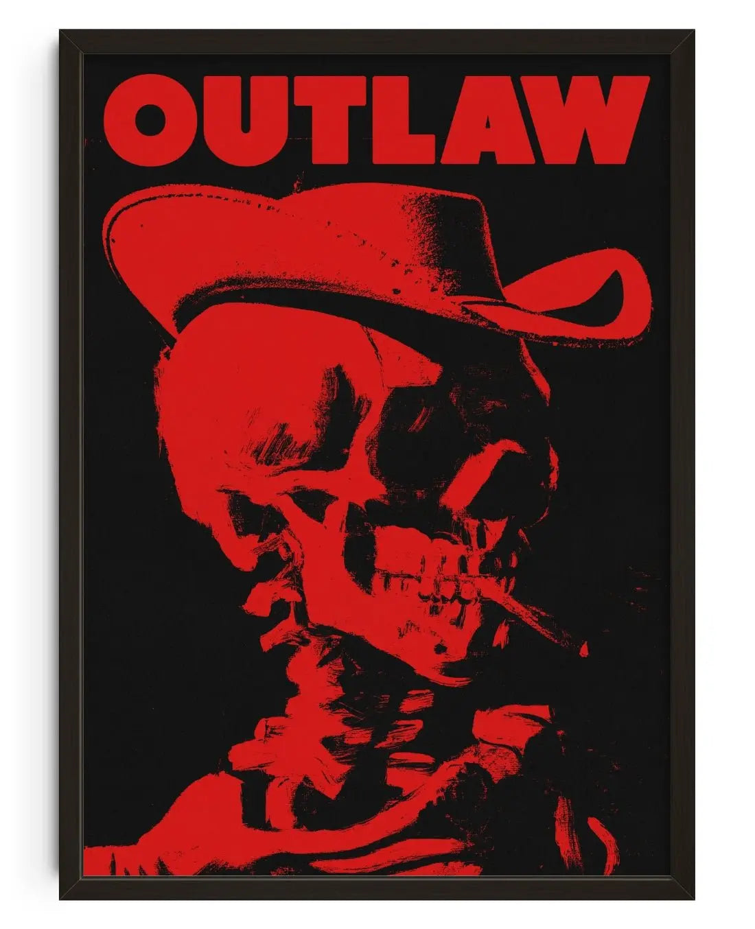 Outlaw contemporary wall art print by Utsav Verma - sold by DROOL