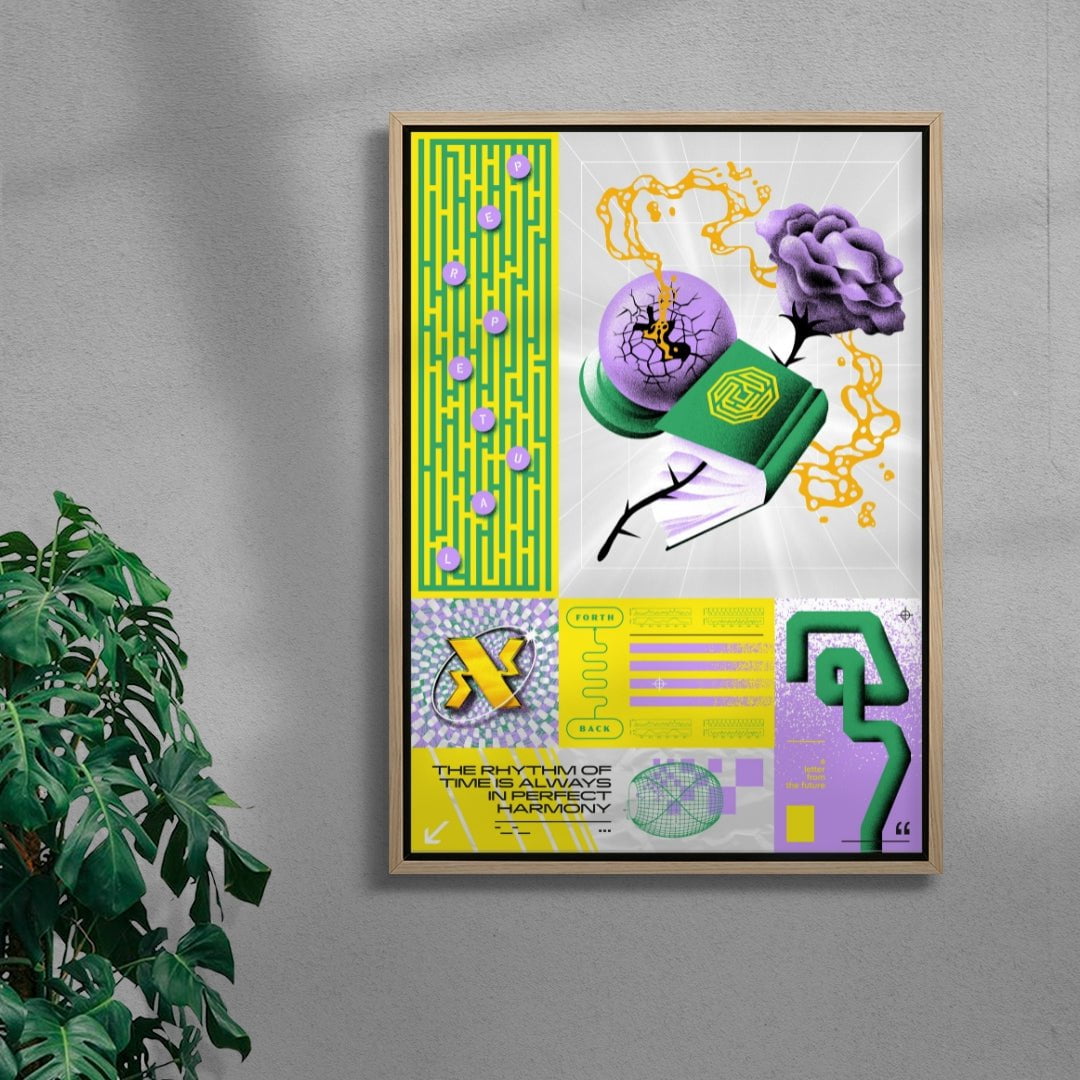 Signal From The Future contemporary wall art print by Itamar Makover - sold by DROOL