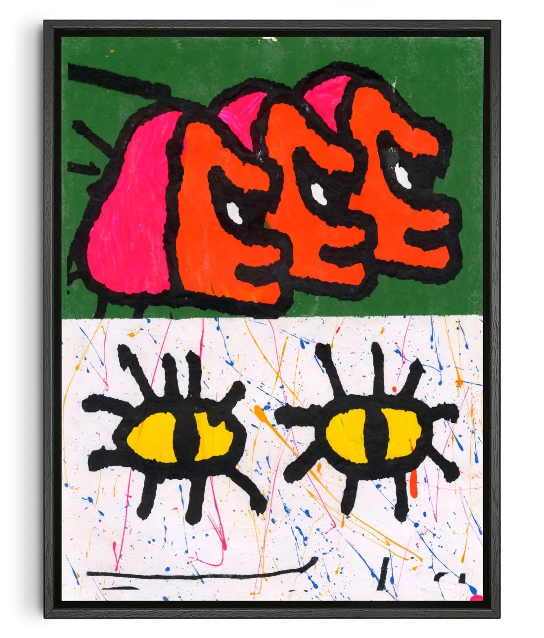 These Eyes contemporary canvas print by Patrick Kyle - sold by DROOL