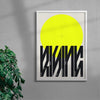 RISING contemporary wall art print by Xtian Miller - sold by DROOL