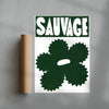 Sauvage contemporary wall art print by Sara Cristina Moser - sold by DROOL