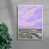 Devon contemporary wall art print by Lily Kong - sold by DROOL