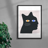Catman contemporary wall art print by David Vanadia - sold by DROOL