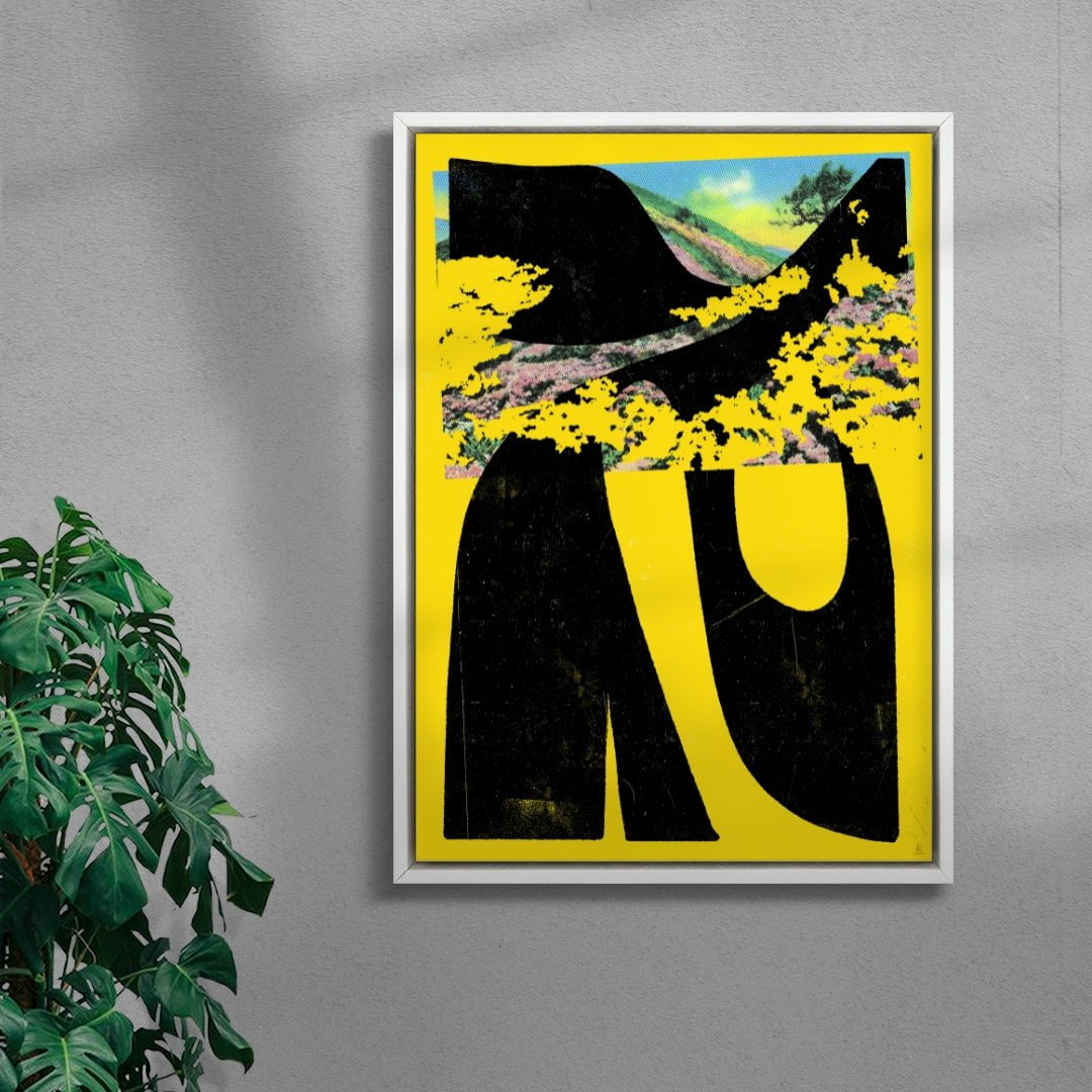 Tar Bird contemporary wall art print by Floating Bstrd - sold by DROOL