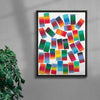 Dandelion Seeds contemporary wall art print by Amber Vittoria - sold by DROOL