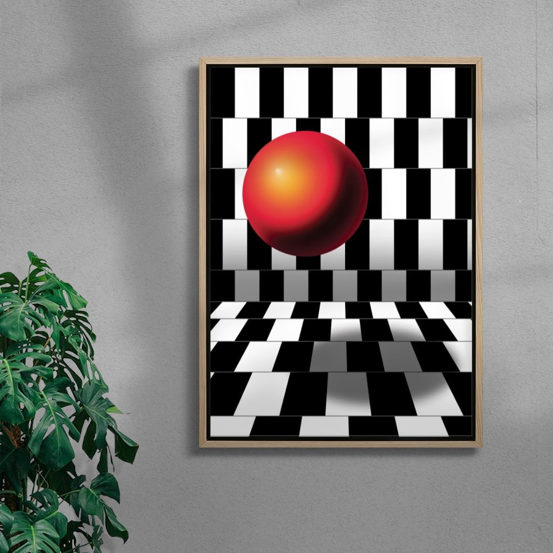 All Straight Lines contemporary wall art print by Samuel Finch - sold by DROOL