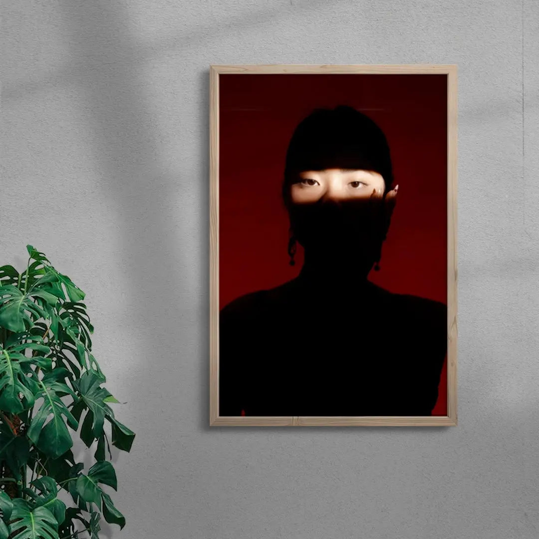 Concealed contemporary wall art print by Omar Salah - sold by DROOL
