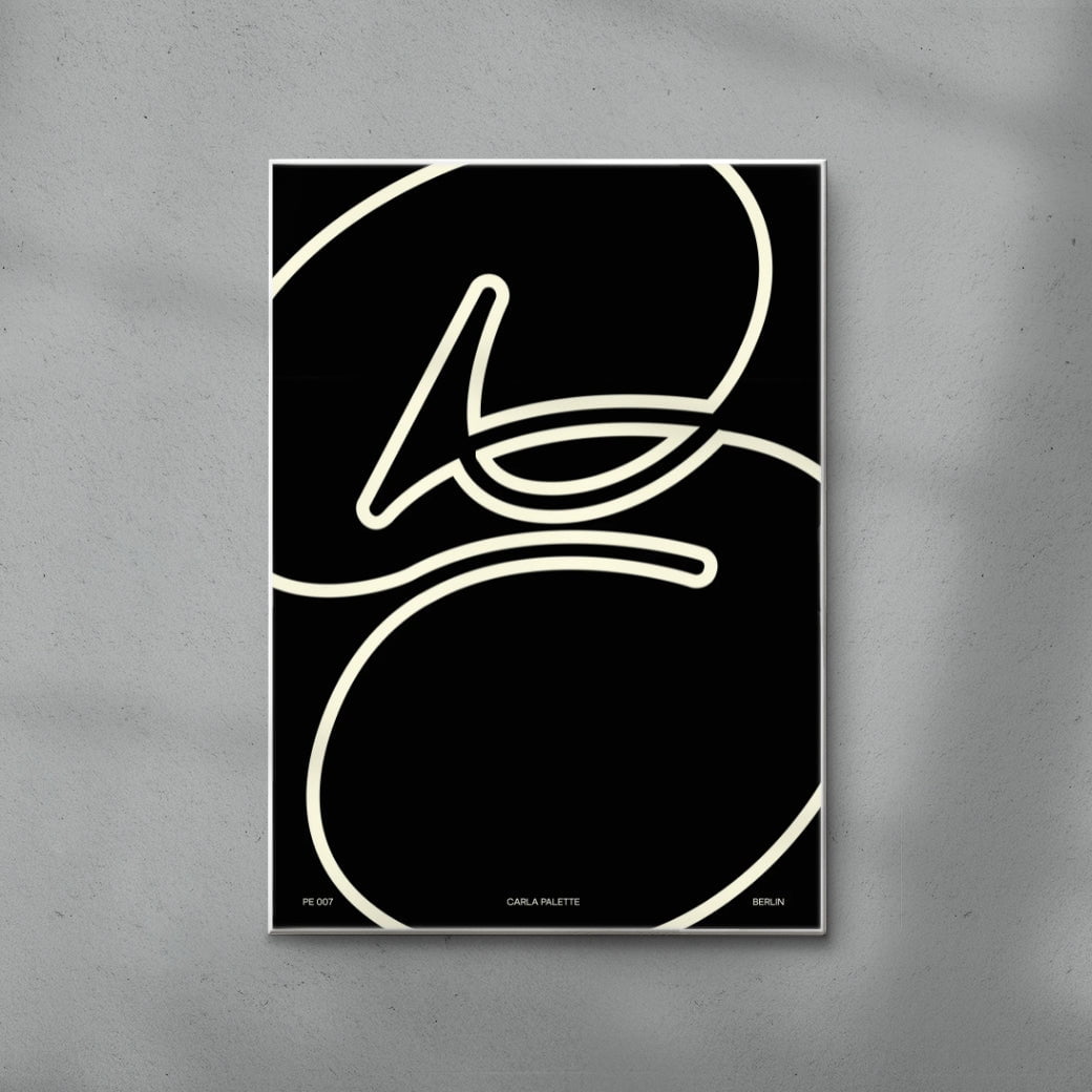 Taking Space contemporary wall art print by Carla Palette - sold by DROOL