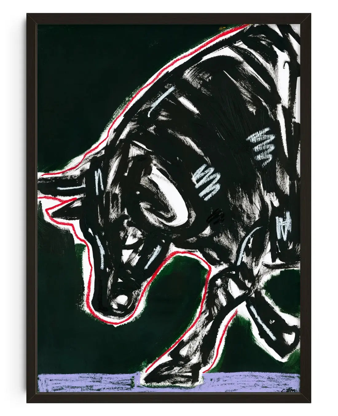 Ignition contemporary art print by Caitlin Flood-Molyneux - sold by DROOL