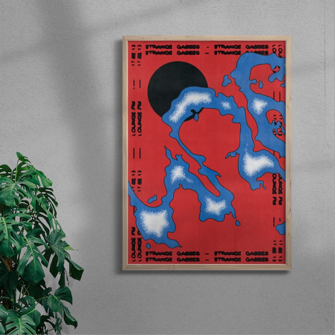 Strange Gasses contemporary wall art print by Alexander Khabbazi - sold by DROOL