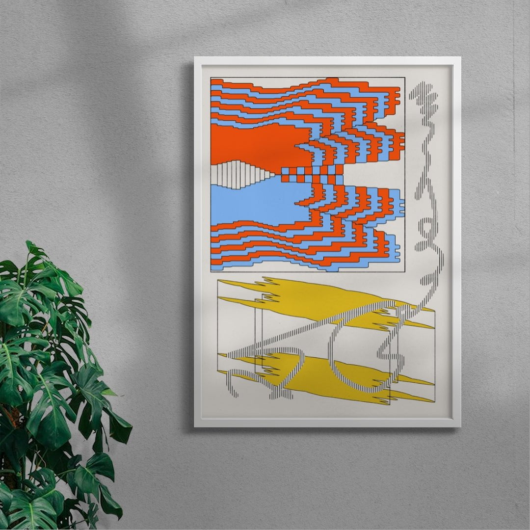 Meaning contemporary wall art print by Tristan Huschke - sold by DROOL
