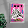 The Ringmaster contemporary wall art print by Caitlin Flood-Molyneux - sold by DROOL